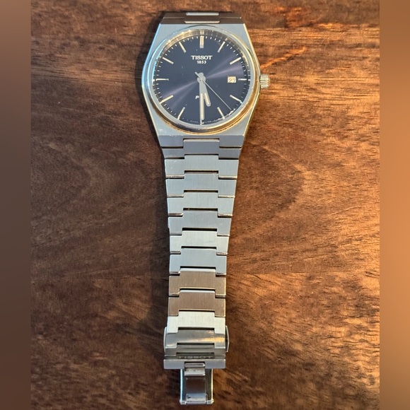 Tissot Men's Stainless Steel Watch - Blue Dial - Picture 2 of 3